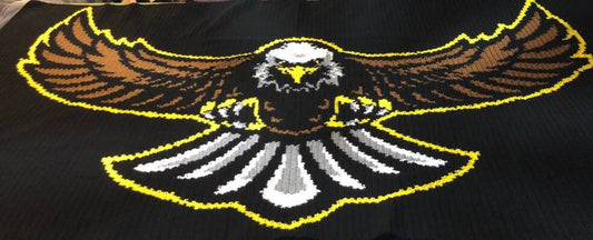 Eagle Graphghan Pattern