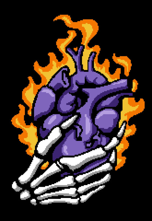 Heart Of Death Graphghan Pattern