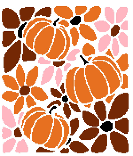 Pumpkin Patchy Crochet Graphghan Pattern