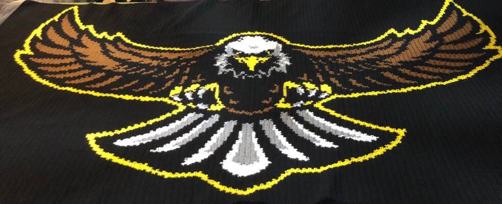 Eagle Graphghan Pattern