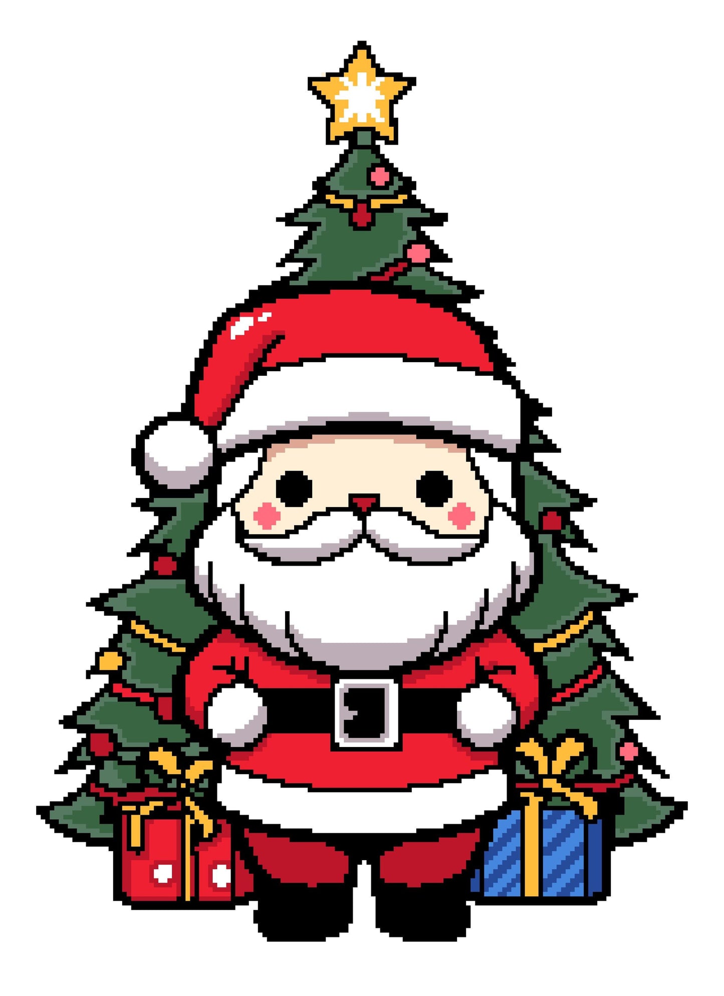 Santa Crochet Graphghan Pattern