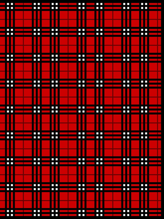 Christmas Plaid Crochet Graphghan Pattern