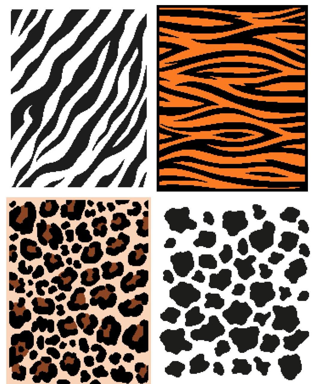 Animal Print Bundle Crochet Graphghan Pattern