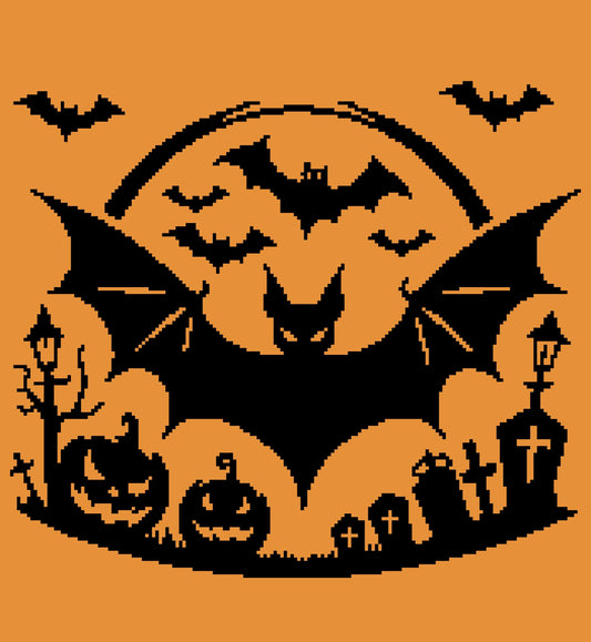 Bat Sh*T Crazy Crochet Graphghan Pattern