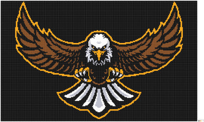 Eagle Graphghan Pattern