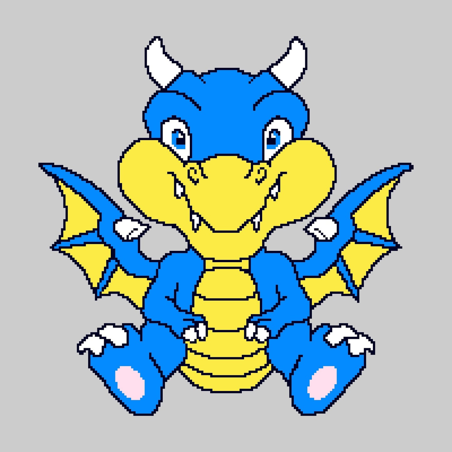 Xavier The Dragon Graphghan Pattern