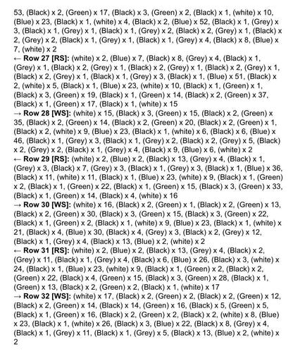 Spooky Characters  3 options Graphghan Crochet Pattern ( leaving end of October) NBC