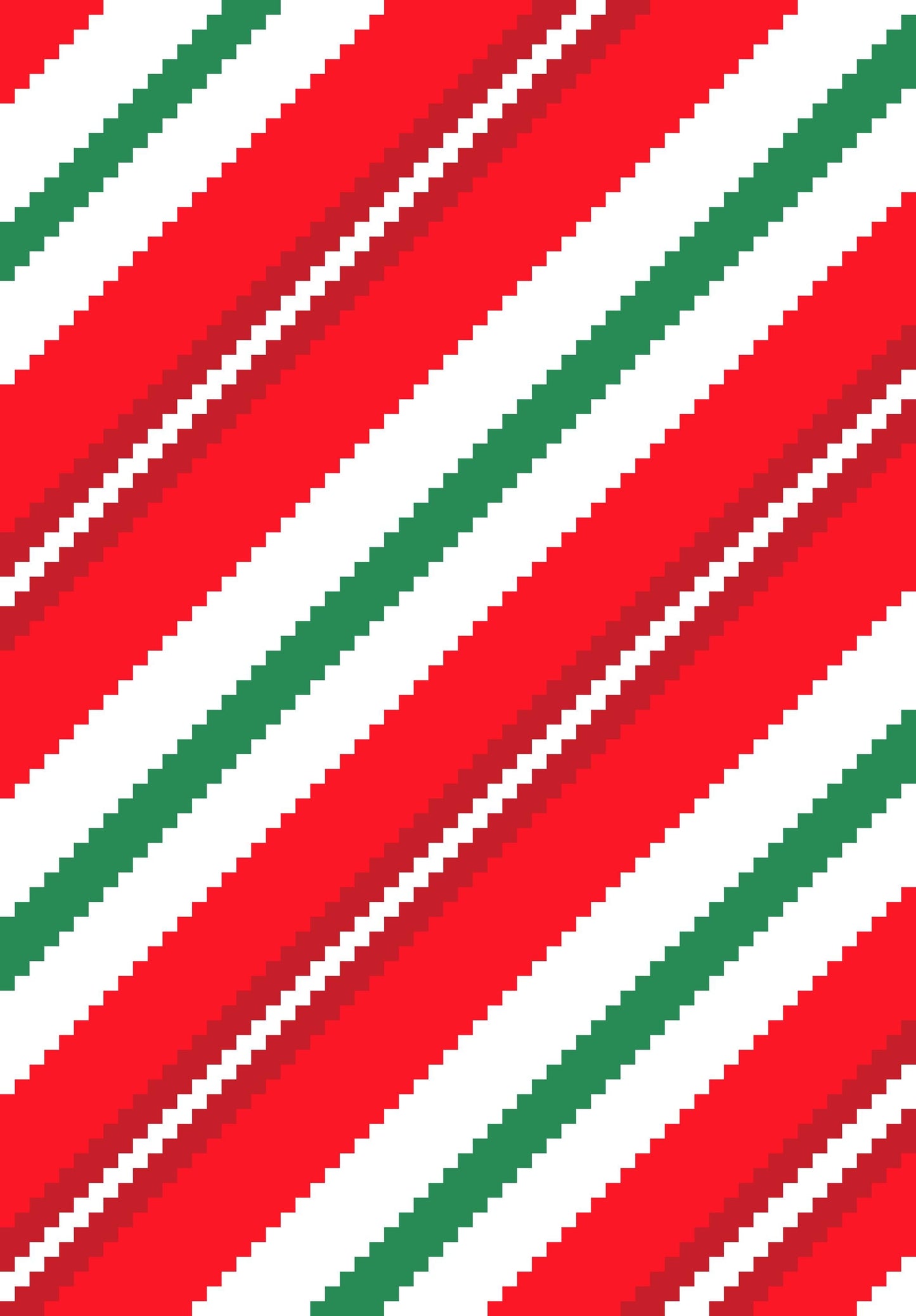 Candy Cane C2C Graphghan Crochet Pattern