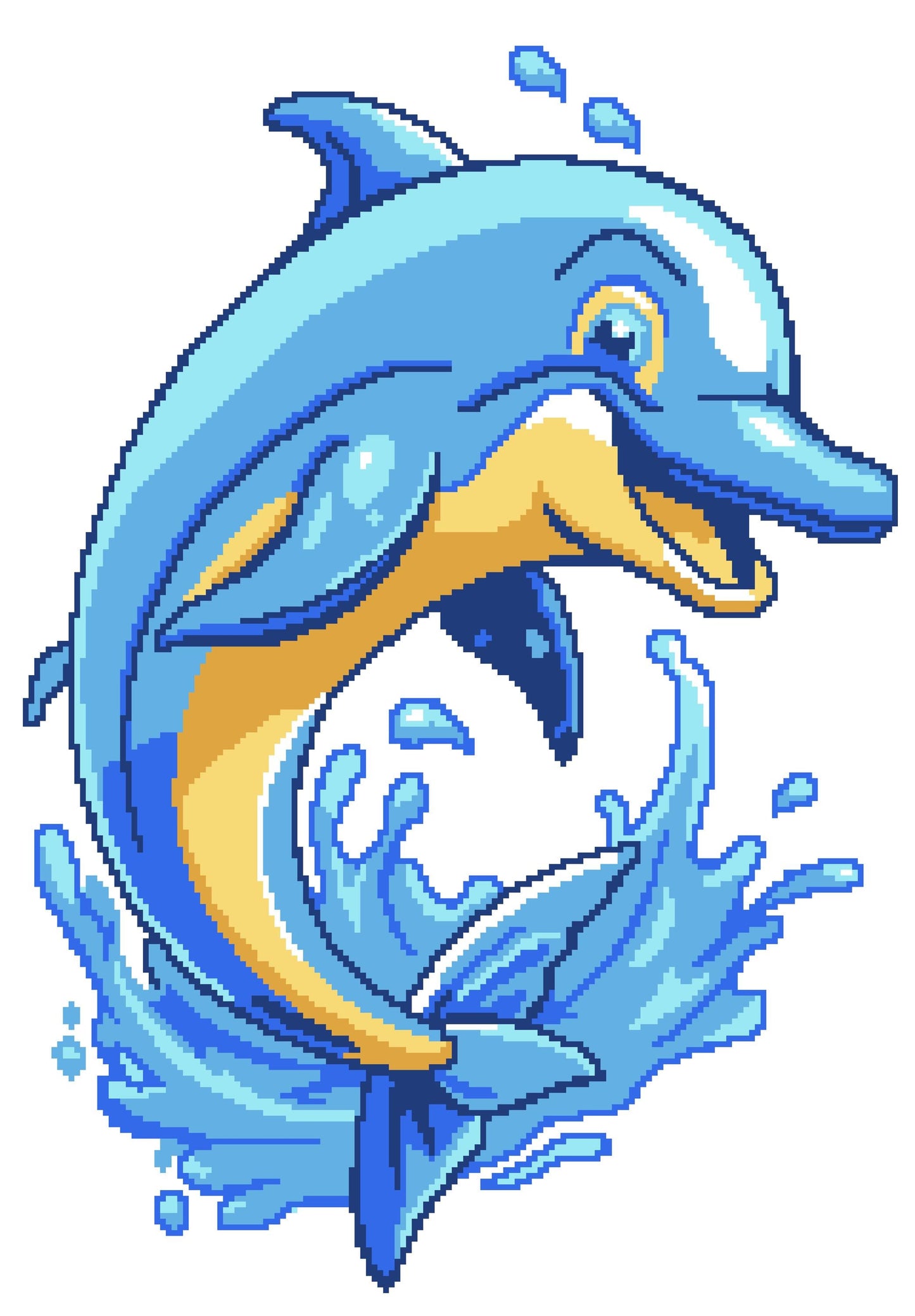 Splash Of Dolphin Graphghan Crochet Pattern