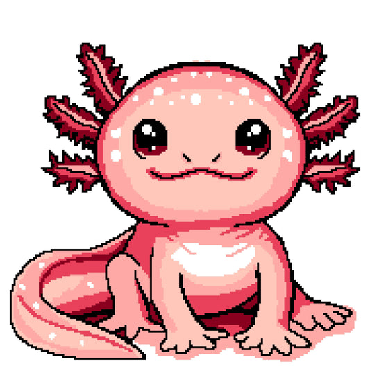 Axolotl Cutie  Crochet Graphghan Pattern