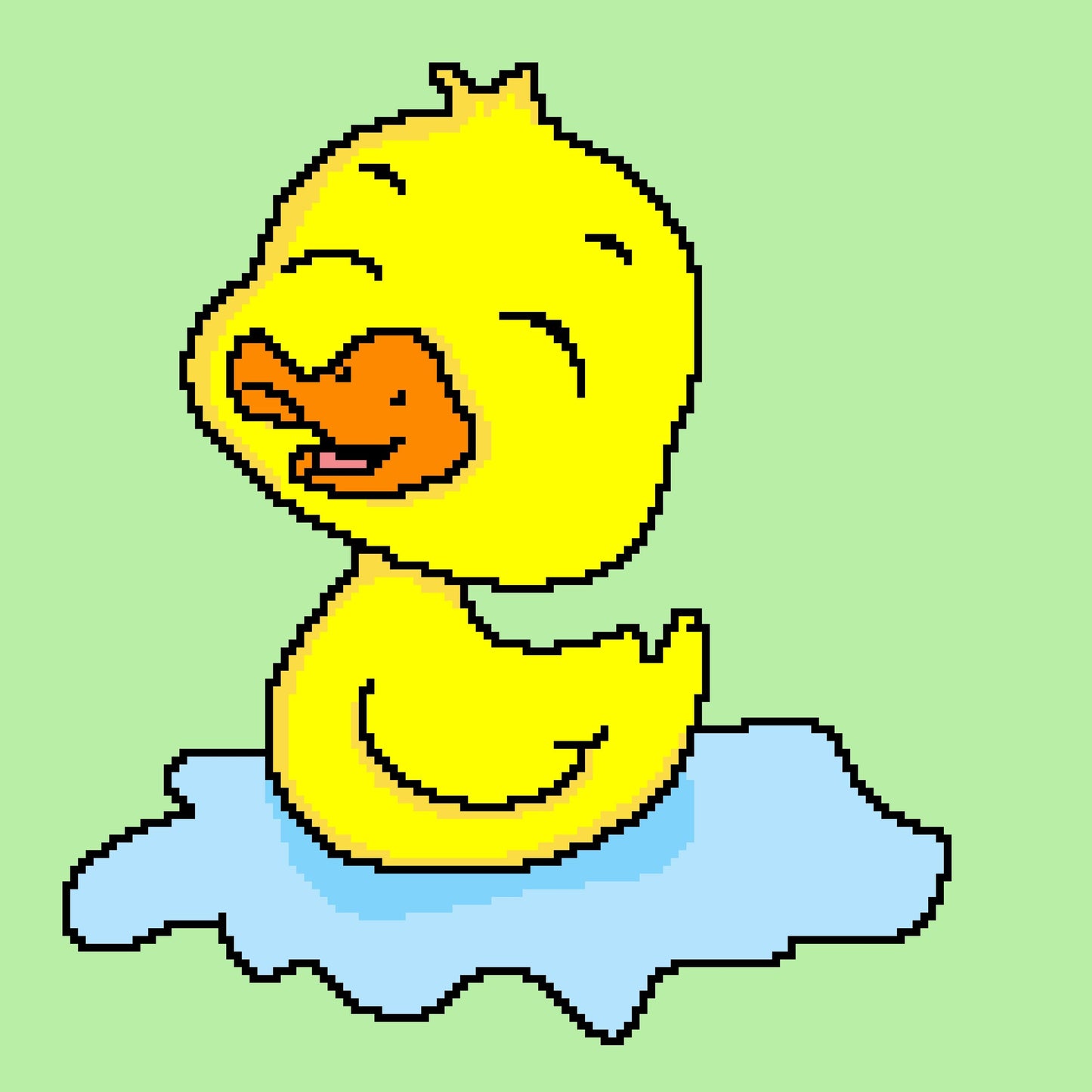 Baby Chick Baby Blanket Crochet Graphghan Pattern