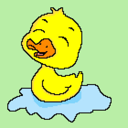 Baby Chick Baby Blanket Crochet Graphghan Pattern