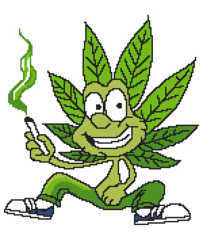 Smoken Guy Graphghan Crochet Pattern