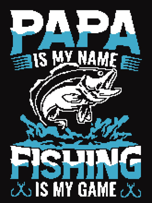 Papa Is my Name  Crochet Graphghan Pattern,