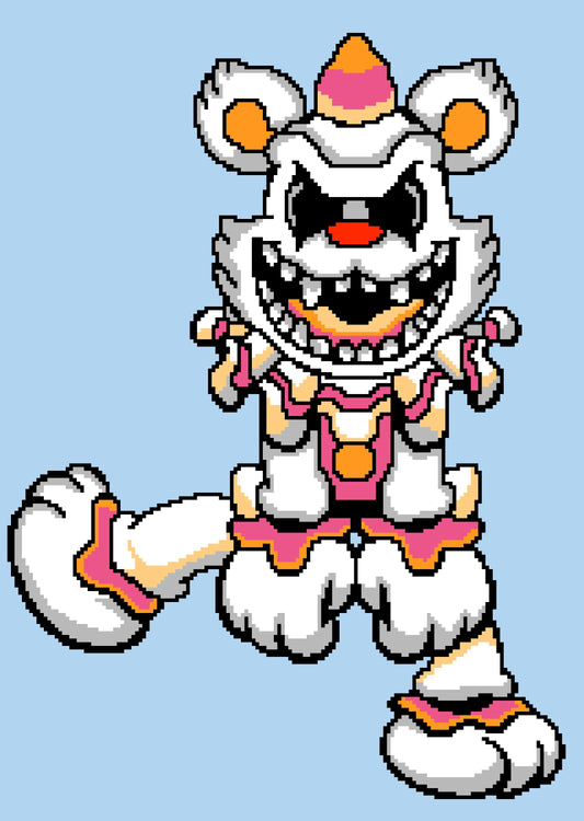Clown Killer, Crochet Graphghan Pattern