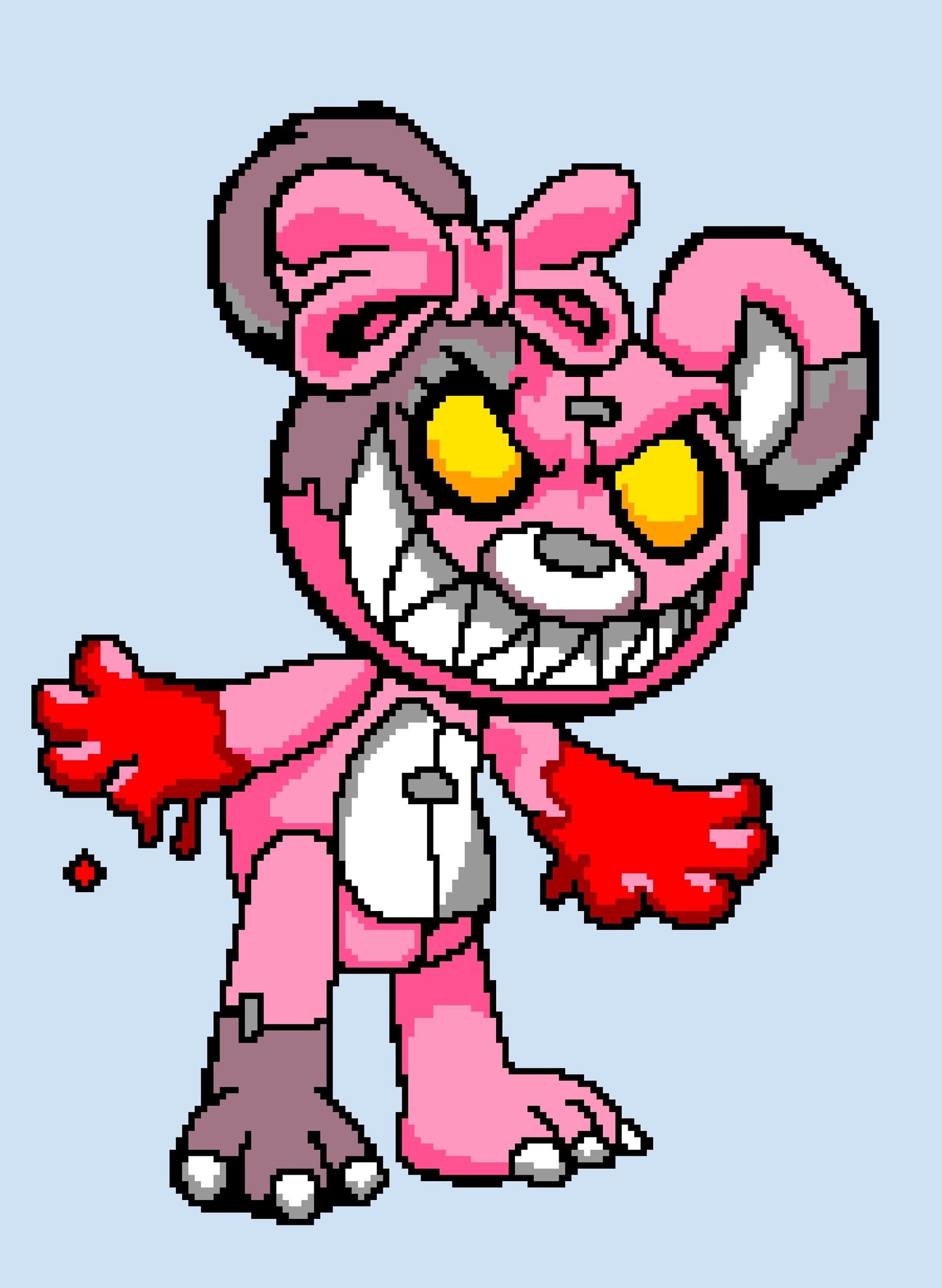 Dolly Death Graphghan Crochet Pattern