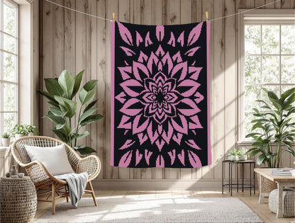 Flower Blaze  Graphghan Crochet Pattern