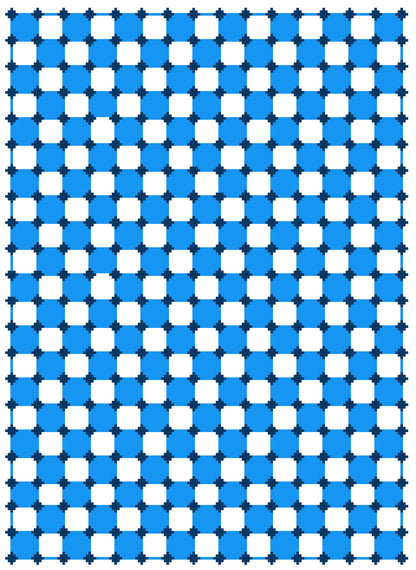 Checkered Diamonds Crochet Graphghan Pattern