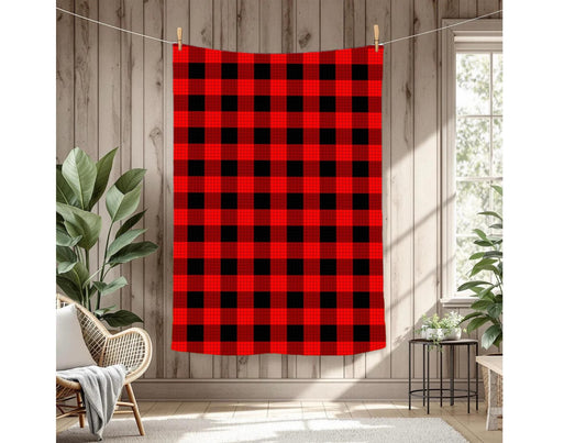 Red Plaid C2c  Crochet Graphghan Pattern