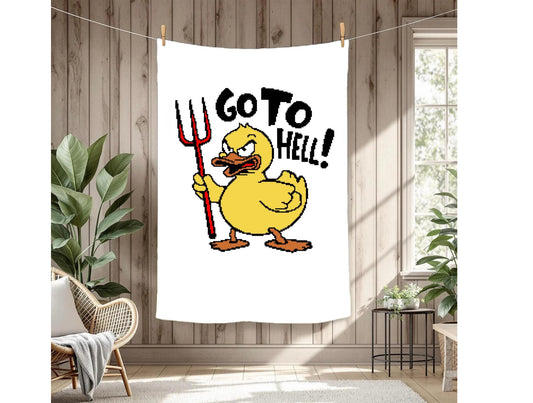Go To Hell Duck Graphghan Crochet Pattern