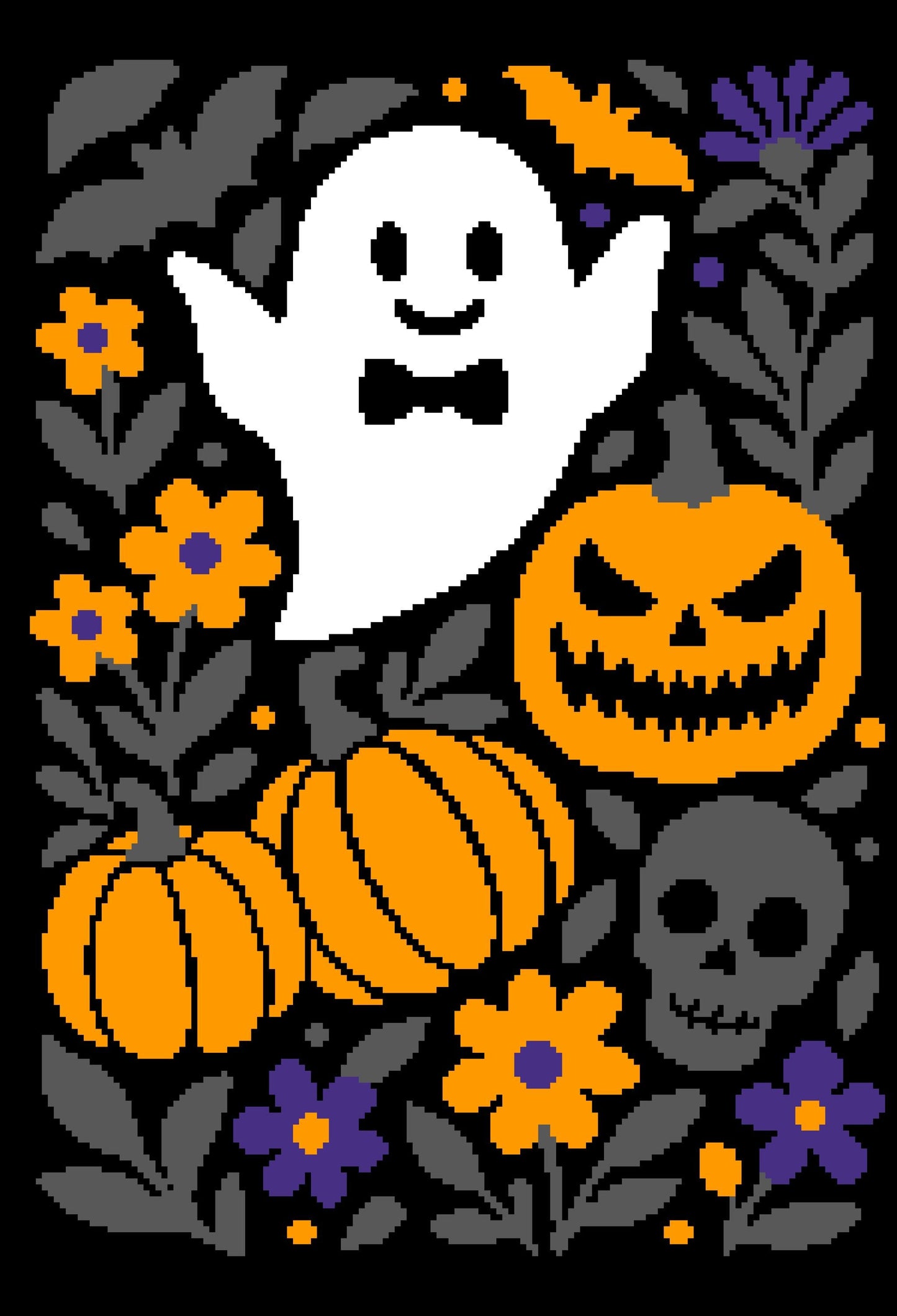 Spooky Hollow Crochet Graphghan Pattern