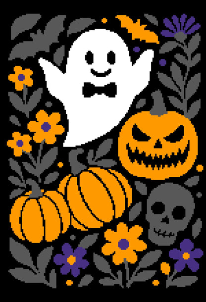 Spooky Hollow Crochet Graphghan Pattern