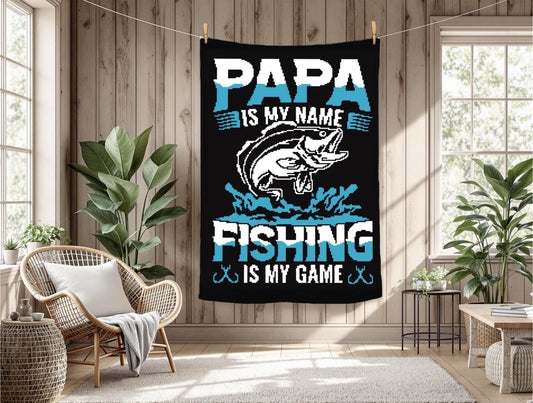 Papa Is my Name  Crochet Graphghan Pattern,
