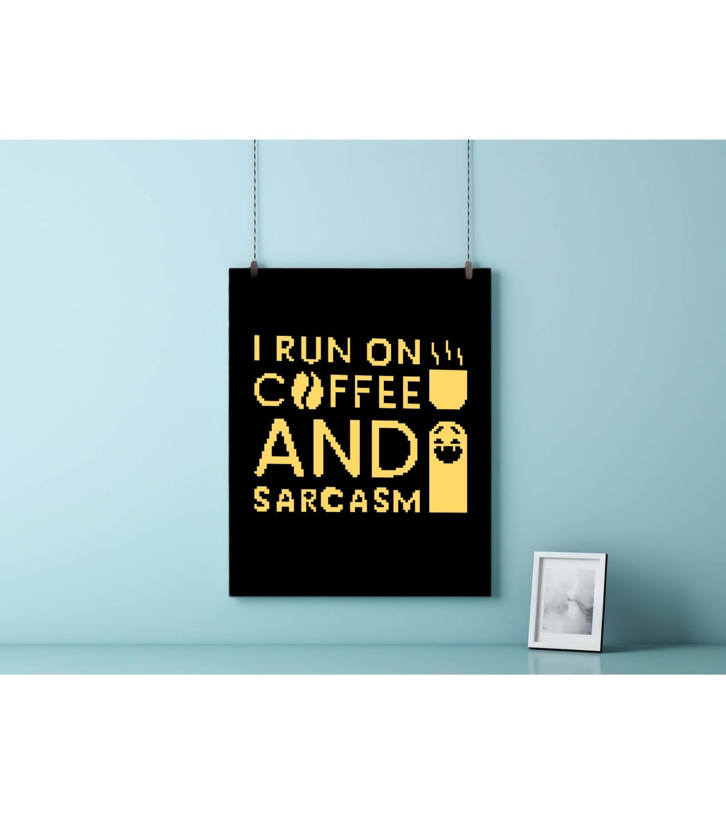 Coffee And Sarcasm Tapestry Crochet Graphghan Pattern