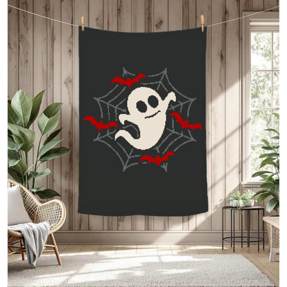 Spider Ghost Crochet Graphghan Pattern