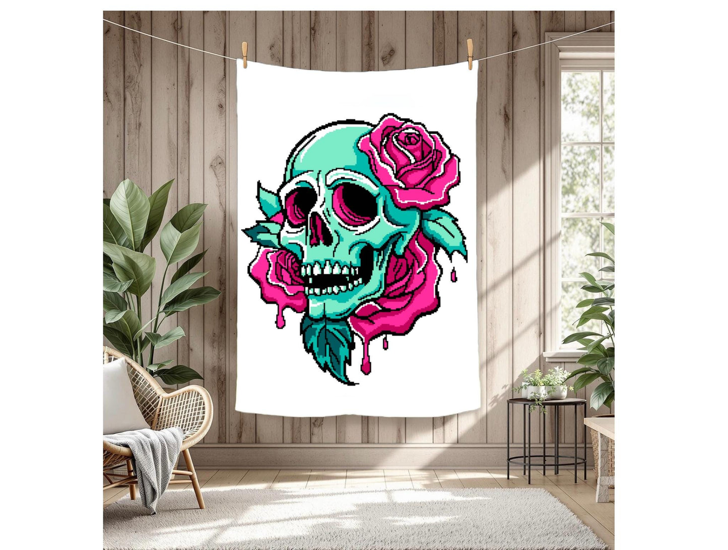 Roses Of Death Graphghan Crochet Pattern