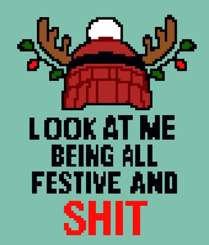 Festive & Shit Tapestry Crochet Graphghan Pattern