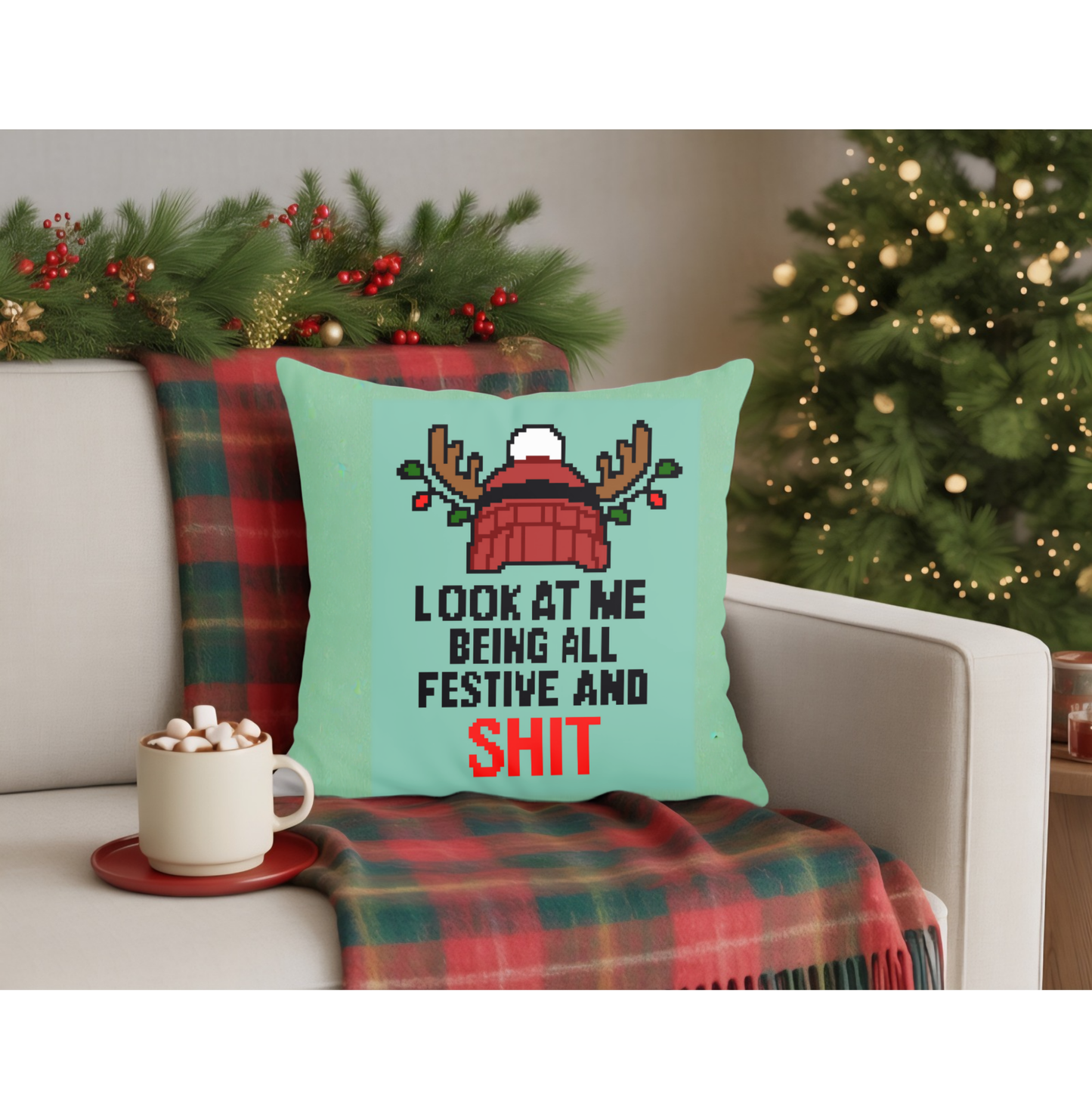 Festive & Shit Tapestry Crochet Graphghan Pattern