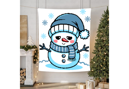 Snowman Hug Crochet  Graphghan Pattern