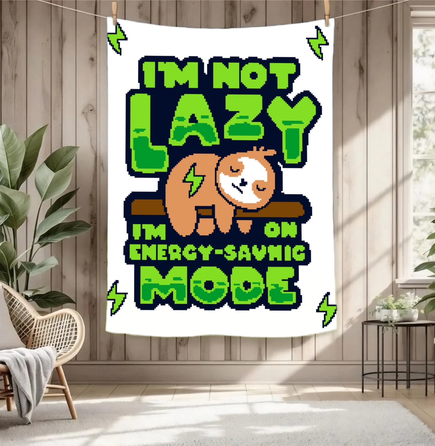 I’m Not Lazy Crochet Graphghan Pattern